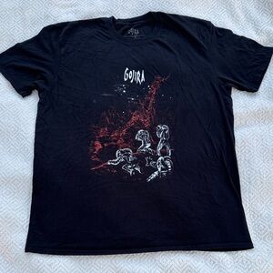 Gojira Black Graphic Tee Sz XL